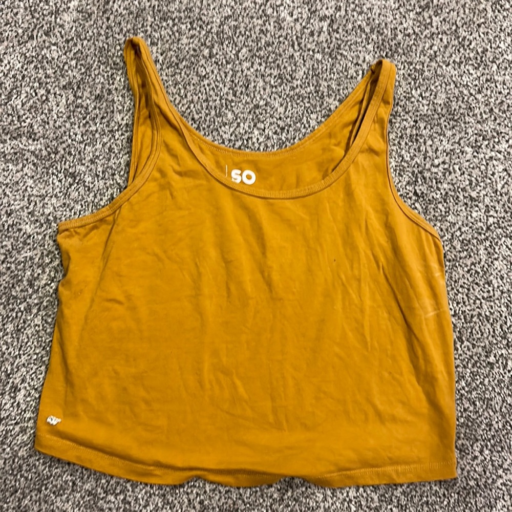 Burnt yellow tank top